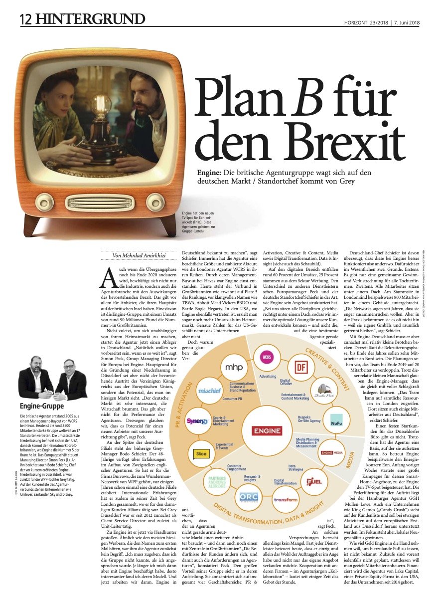 HORIZONT-Beitrag 2018