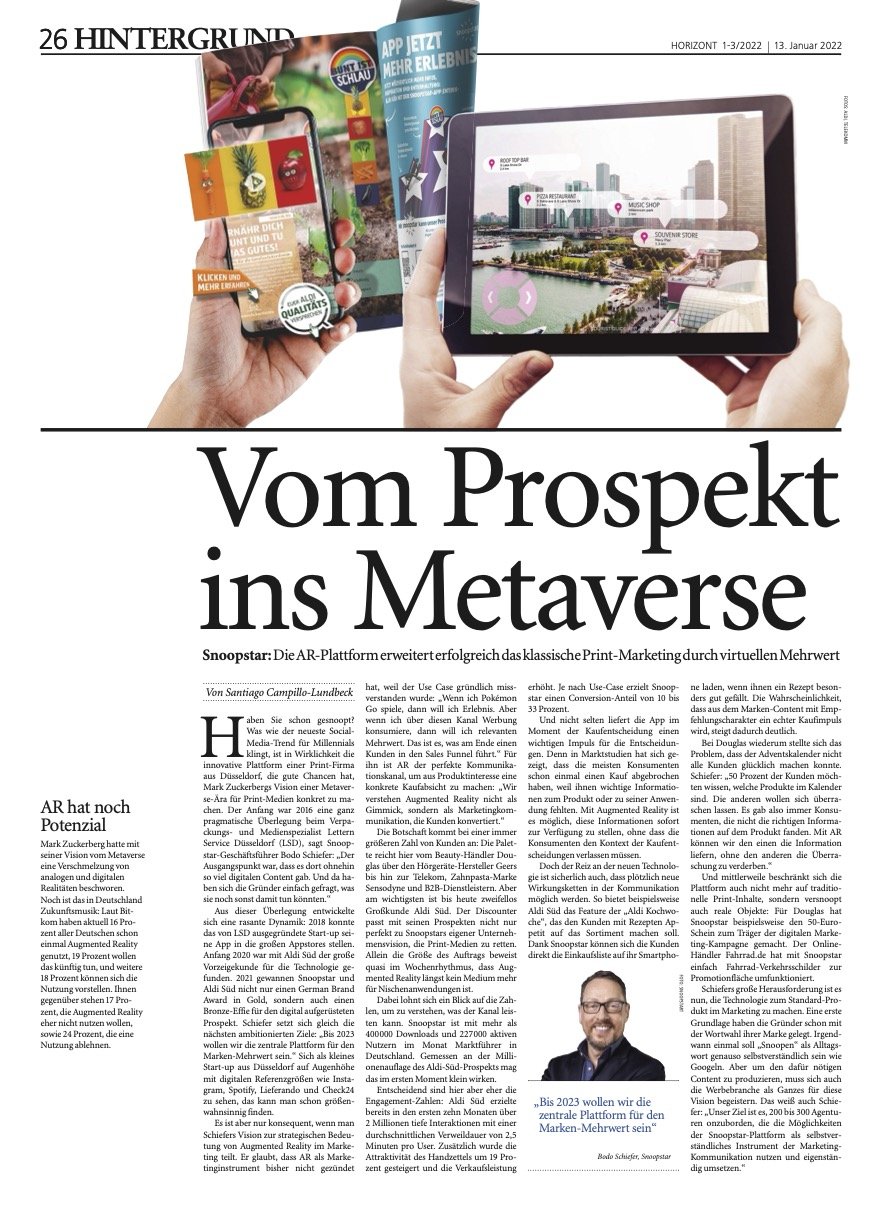 HORIZONT-Beitrag 2022