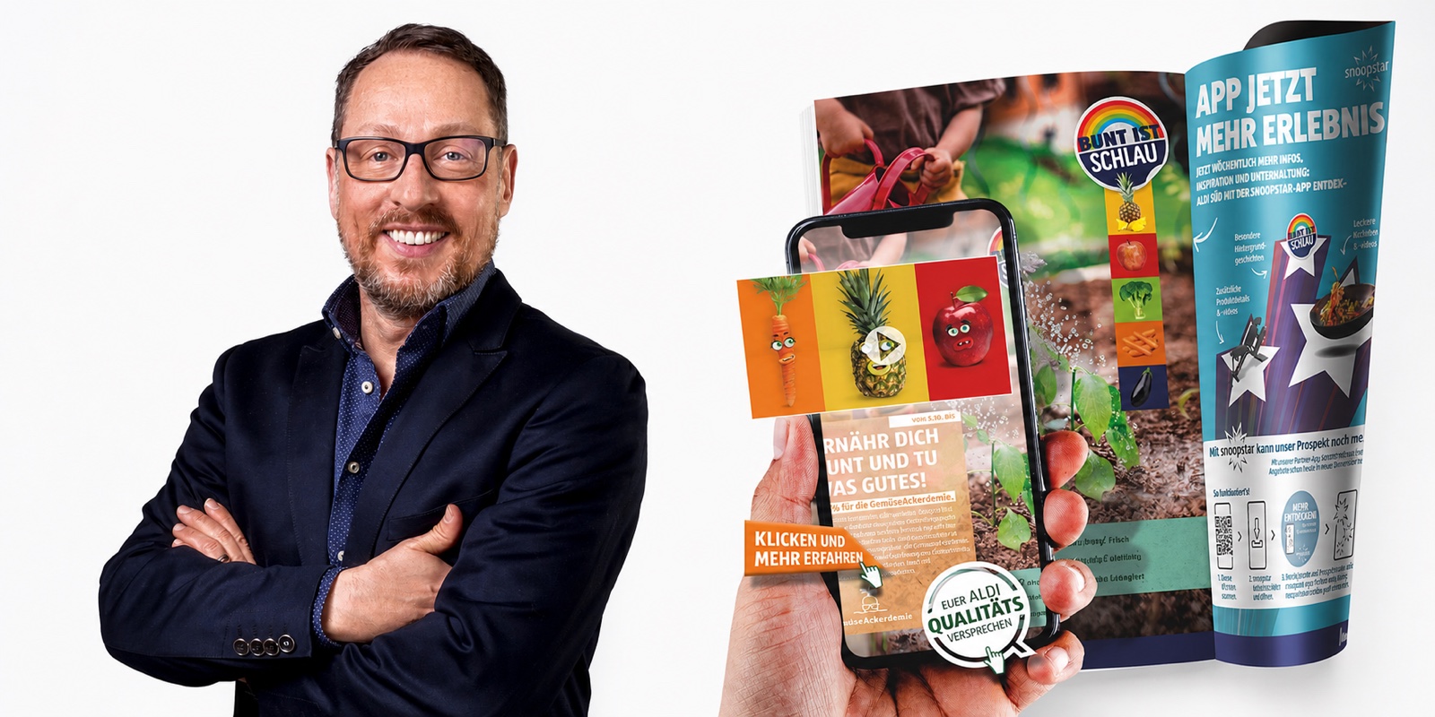 Bodo Schiefer und Smart-Packaging-Anwendung von snoopstar